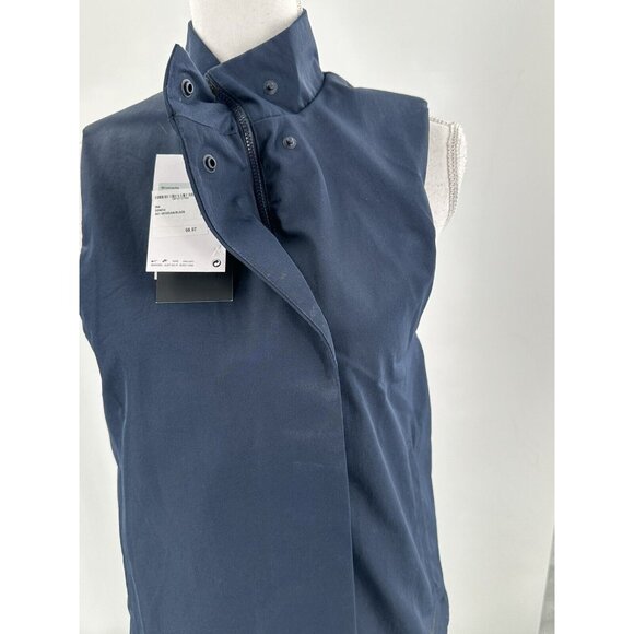 NWT Nike Women's Obsidian Black Repel Vest Zipper Snap Pockets Athleisure XS - Picture 5 of 9